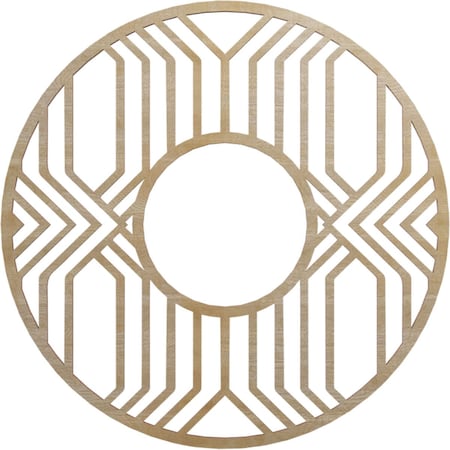 Ekena Millwork Empire Wood Fretwork Pierced Ceiling Medallion, Hickory, 22"OD x 8"ID x 1/4"T CMWP22X22X0250EPHI